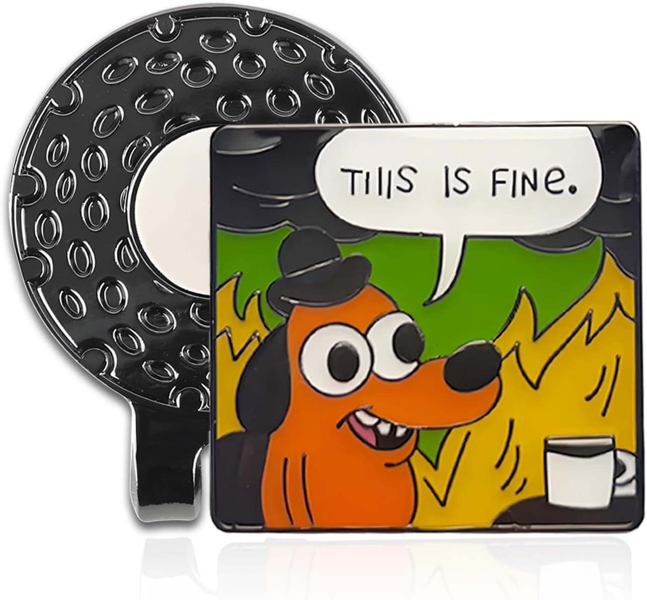 Funny Golf Ball Marker with Magnetic Hat Clip – Golf Accessories for Men & Women to Elevate & Personalize Your Game