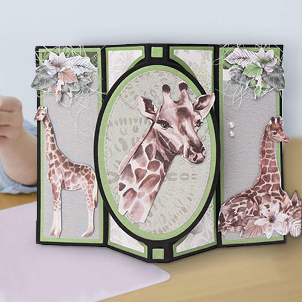 3D Card Shape Die Cuts for Card Making, Rectangular Shaped Gift Card Cutting Dies Sets Oval Banner Box Dies Stencils Embossing Template for Scrapbooking DIY Cards Album Crafts Supplies