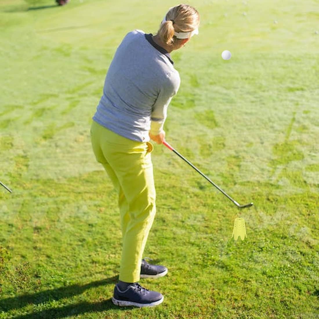 Golf Simulator Tees, Indoor Golf Tees for Simulator, Plastic Practice Golf Mat Tees for Winter Turf and Driving Range