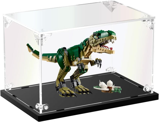 Clear Acrylic Display Case, Self-Assemble Showcase for Collectibles, Action Figures, Dolls, Toys - Alternative Glass Box for Commemorative Gifts（10*6*6inch,26*16*16cm）