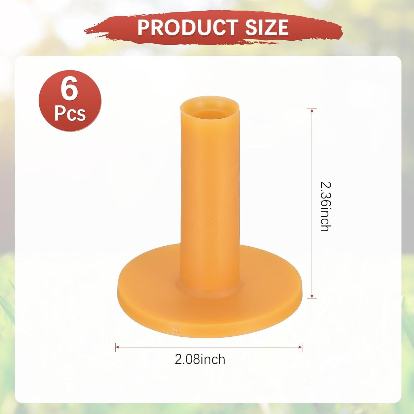 Rubber Golf Tees [] - Flexible Stable Ball Holder Use for Home & Outdoor & Indoor Tall Training Driving Range - [] Hitting Mats