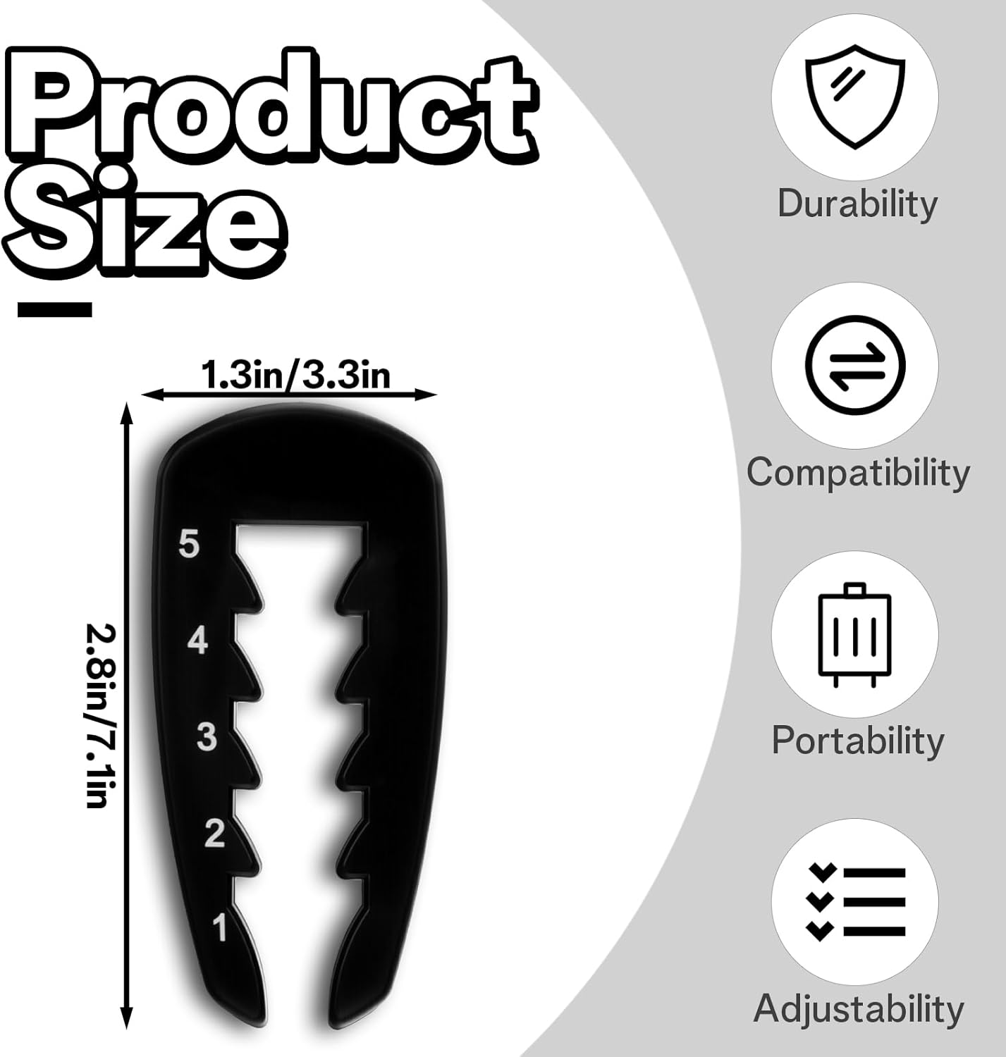 Golf Tee Height Tool Adjustable Tee Height Setter 4PCS Elevator Tool Heights Measuring Device Lightweight Swing Training Aid Precision Outdoor T Heights Setup for Consistent and Precise