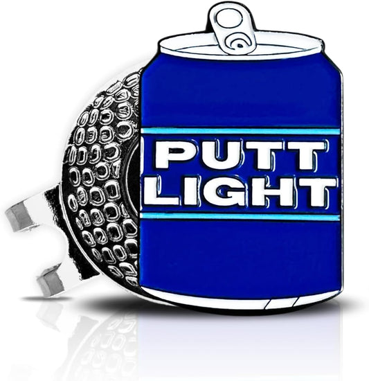 wolph putt Light Golf Ball Marker Hat Clip – Magnetic & Durable Golf Accessories for Men Women – Funny Golf Gifts to Elevate & Personalize Your Game.