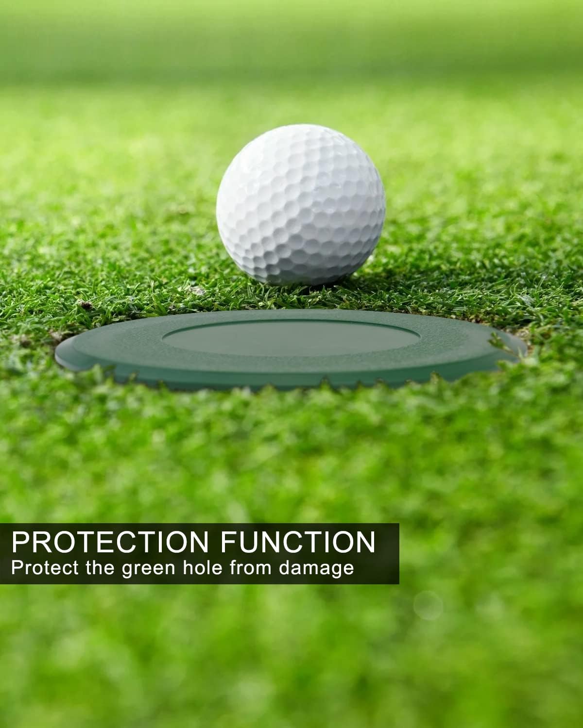 Golf Cup Cover, Golf Hole for Putting Green Cover, Hole Cup Lid Golf Practice Training Aids, Golf Green Cup Covers for Golf Practice