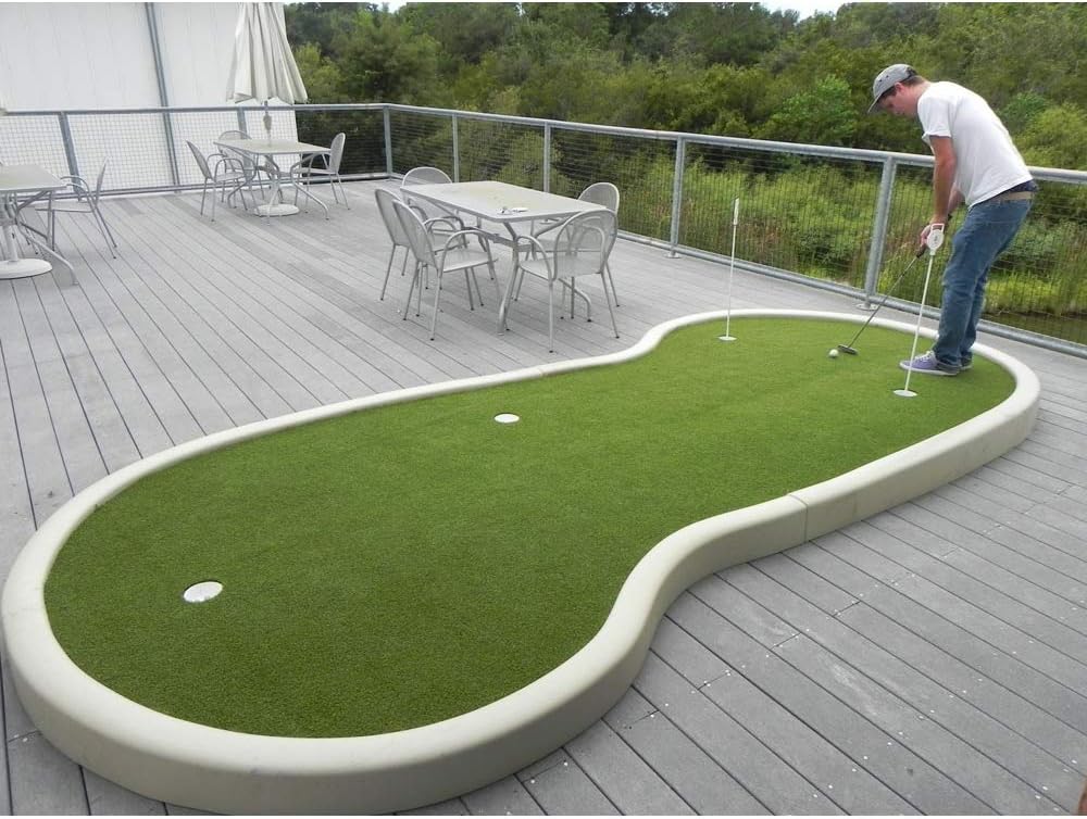 Artificial Grass Turf 9FTX32FT - Indoor/Outdoor Golf Training Mat for Backyard, Sports & Gym