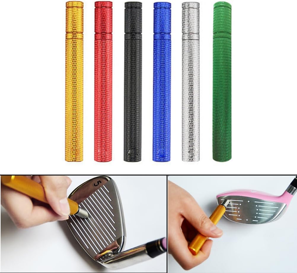 Golf Groove Sharpener,Golf Club Groove Sharpener,Groove Sharpener,Club Sharpener,Groove Sharpening Tool - Generate Optimal Backspin - Suitable for U & V-Grooves