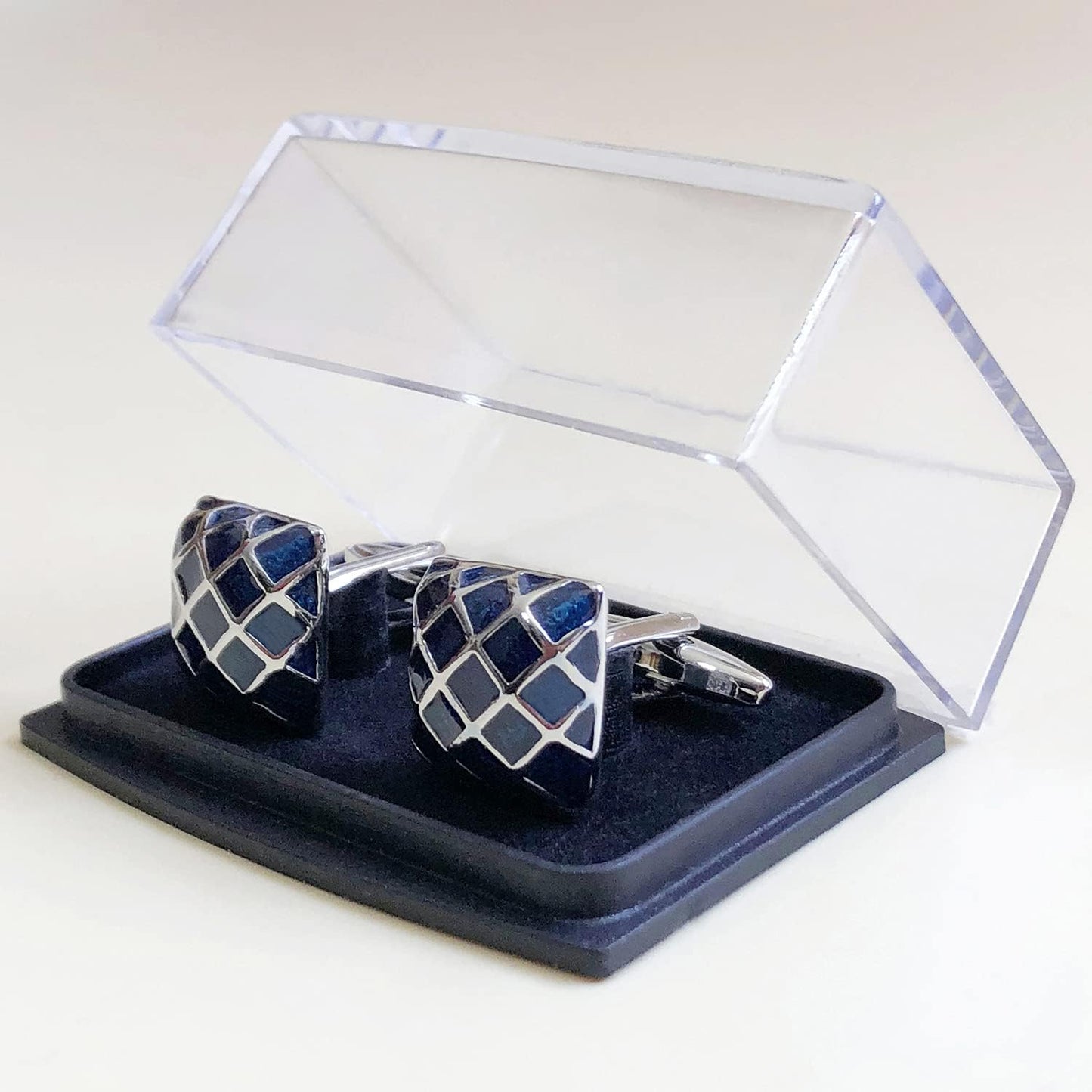 S&W Wedding Cufflinks for Men Cuffs with Gift Box Business for Tuxedo Shirts