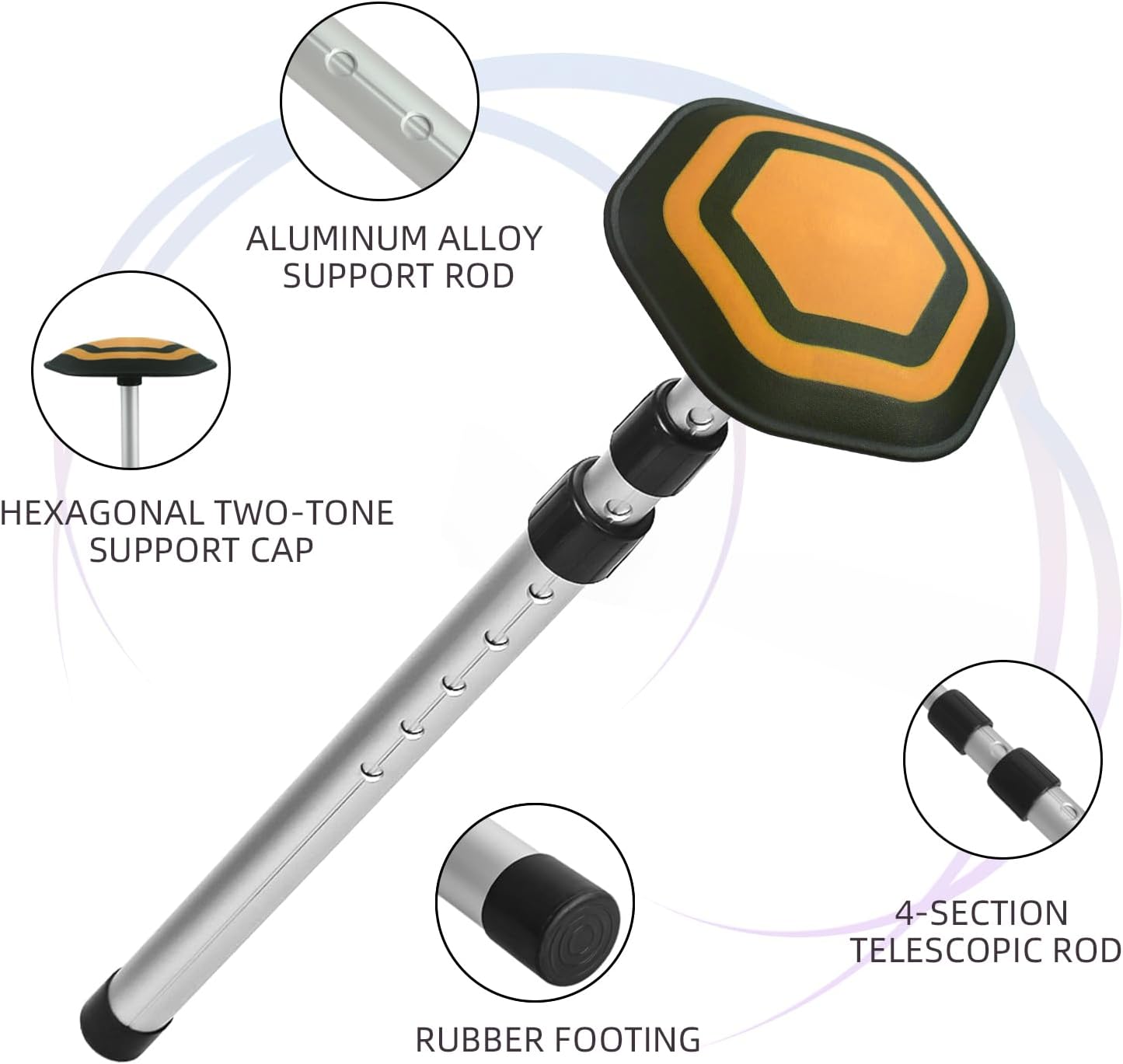 Golf Travel Bag Support System, Golf Club Travel Protection Kit