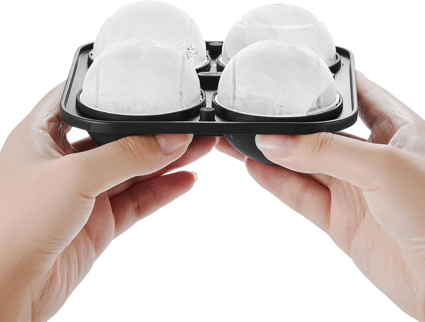 Novelty Tennis Gifts Ball Ice Maker Mold, 2.2" Large Sphere Round Ice Cube Mold for Cocktails, Whiskey, Bourbon, Fun Shapes Big Whiskey Ice Cube Mold Gifts for Christmas Stocking Stuffers