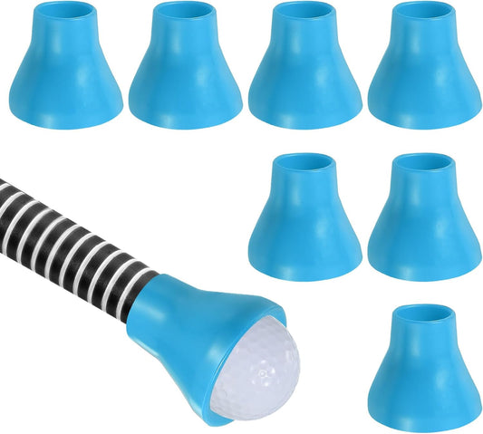 PATIKIL Golf Ball Retriever Grabber, Golf Ball Suction Cup Grabber Rubber Putter Grip Picker Upper Tool for Golfers Putter Swing Handle Accessories