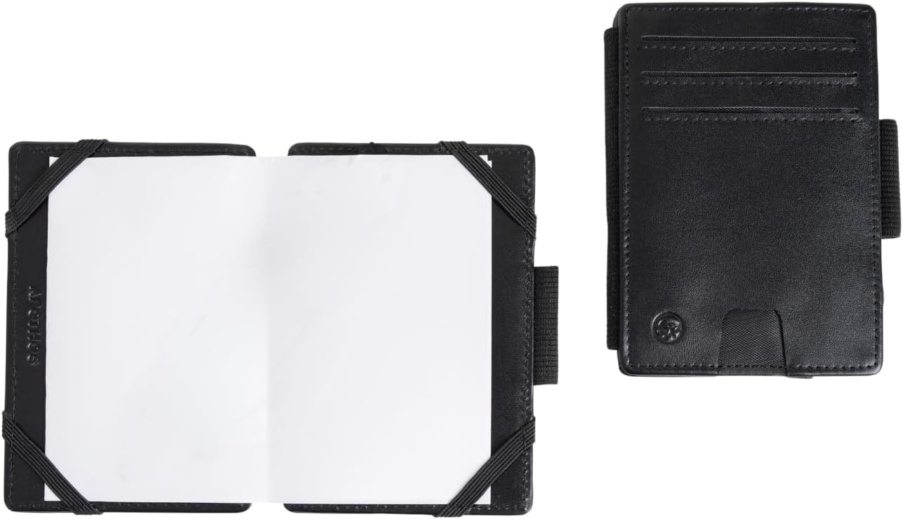 Scorecard Wallet, Notetaking, Versatile - Hold Credit Cards, Pens/Pencil, Clip (Black)