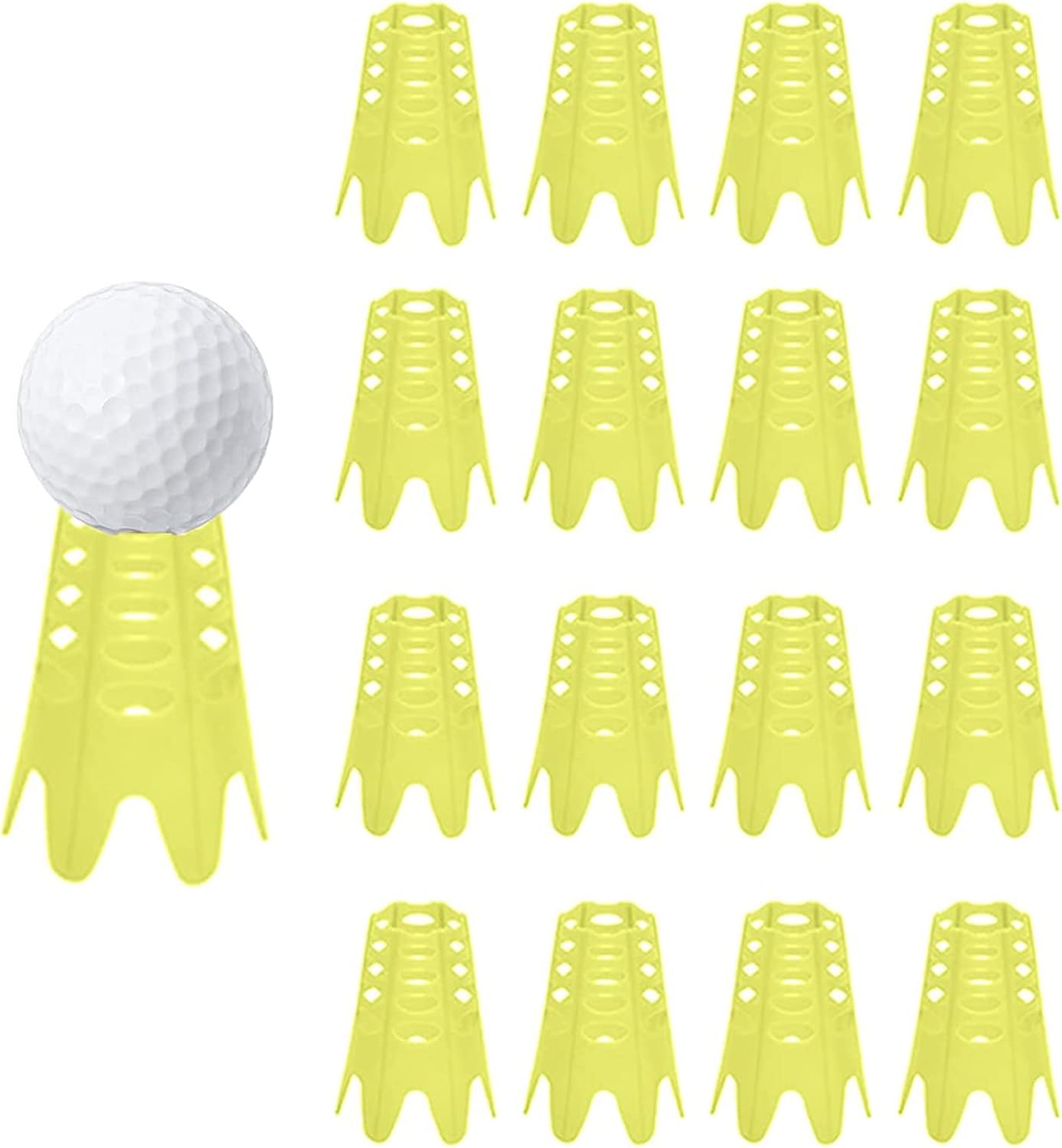 Golf Simulator Tees, Indoor Golf Tees for Simulator, Plastic Practice Golf Mat Tees for Winter Turf and Driving Range