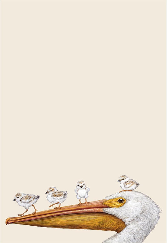 Vicki Sawyer Take FLight Notepad - Cute Decorative Stationery Memo Pad for Shopping List, To Do List, Reminders - 30 sheets per Pad 6.5 x 9.5 inches