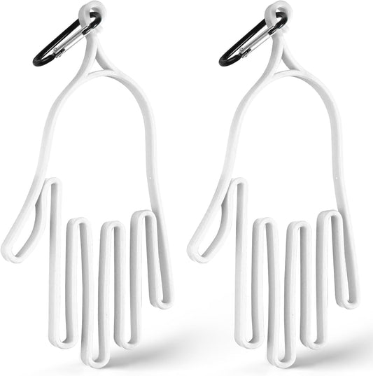 FINGER TEN Golf Gloves Stretcher Holder Hanger Keeper Dryer Shaper Tool Accessories Durable Glove Support Frame Guardian Hook to Bag Gifts for Men Women Golfer
