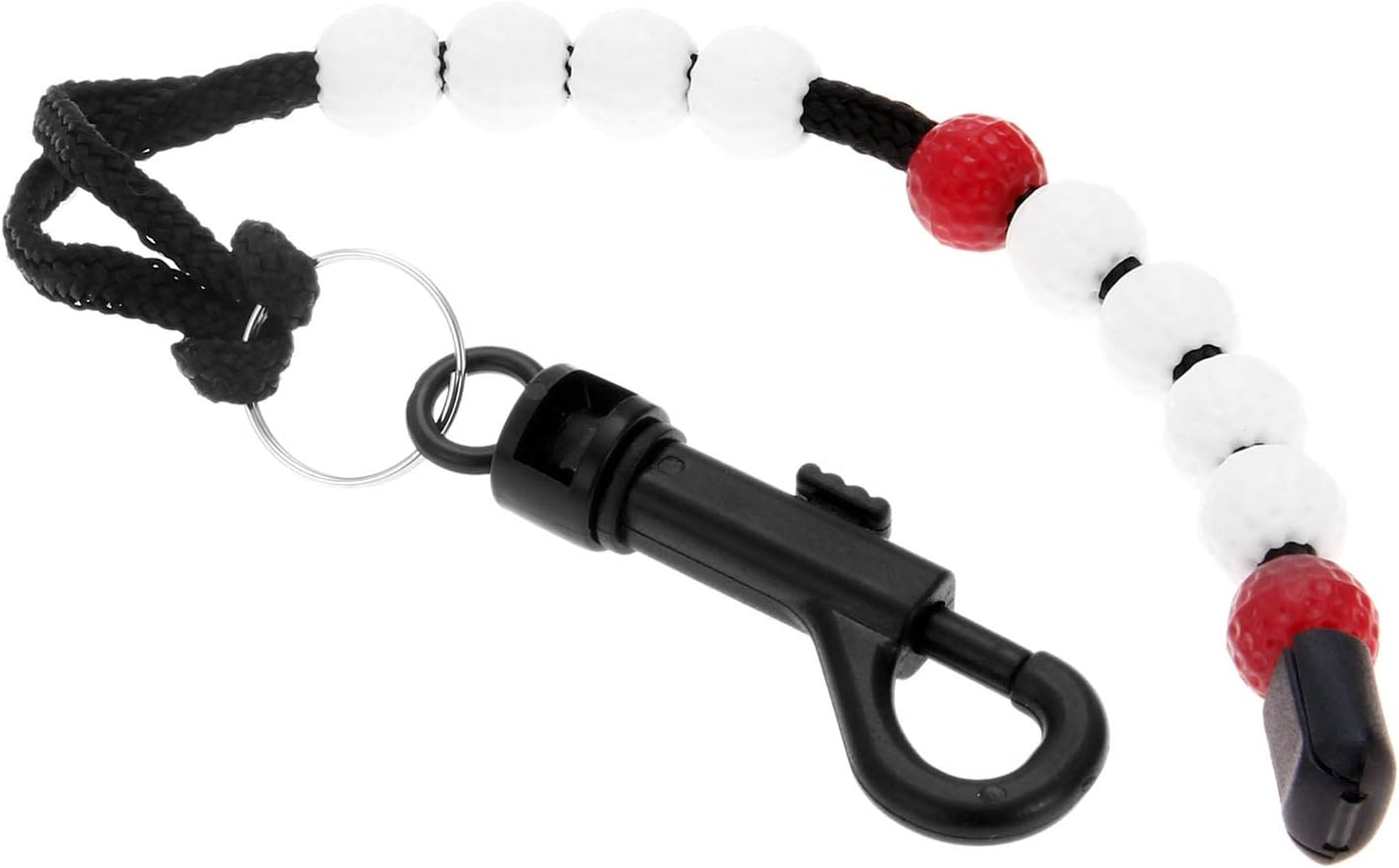MUXSAM 1 Piece Golf Beads Score Counter with Clip, Golf Stroke Score Count Keeper Putting Score Counter for Referee Caddy Golfer