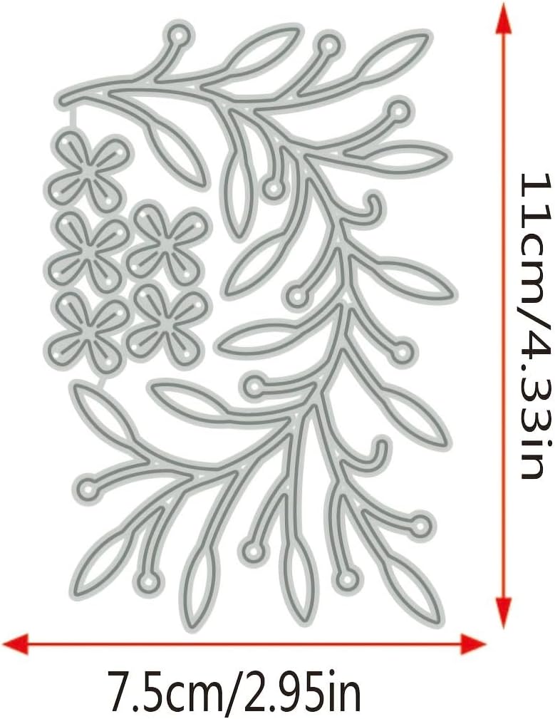 Flowers Metal Cutting Die for Scrapbooking - Cut Stencils for DIY Scrapbook Photo Album Decorative Paper Card, Card Making Supplies, Stencils & Crafting Die Cut (Narcissus 4.3 x 3 in)