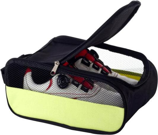 Outdoor Golf Shoes Bags Travel Shoes Bags Zippered Sport Shoes Bag (Green)
