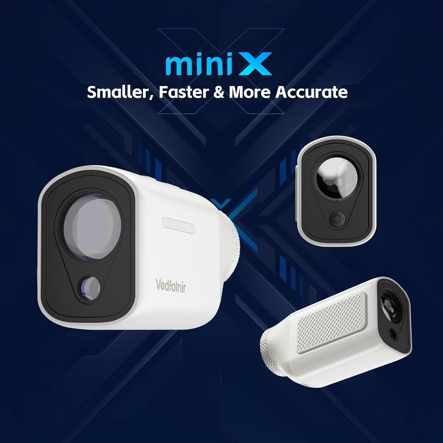 mini X Golf Laser Rangefinder, Smaller & Faster & More Accurate, LPGA Tour Player's/DP World Tour Player's Choice, Tour Mode Switch