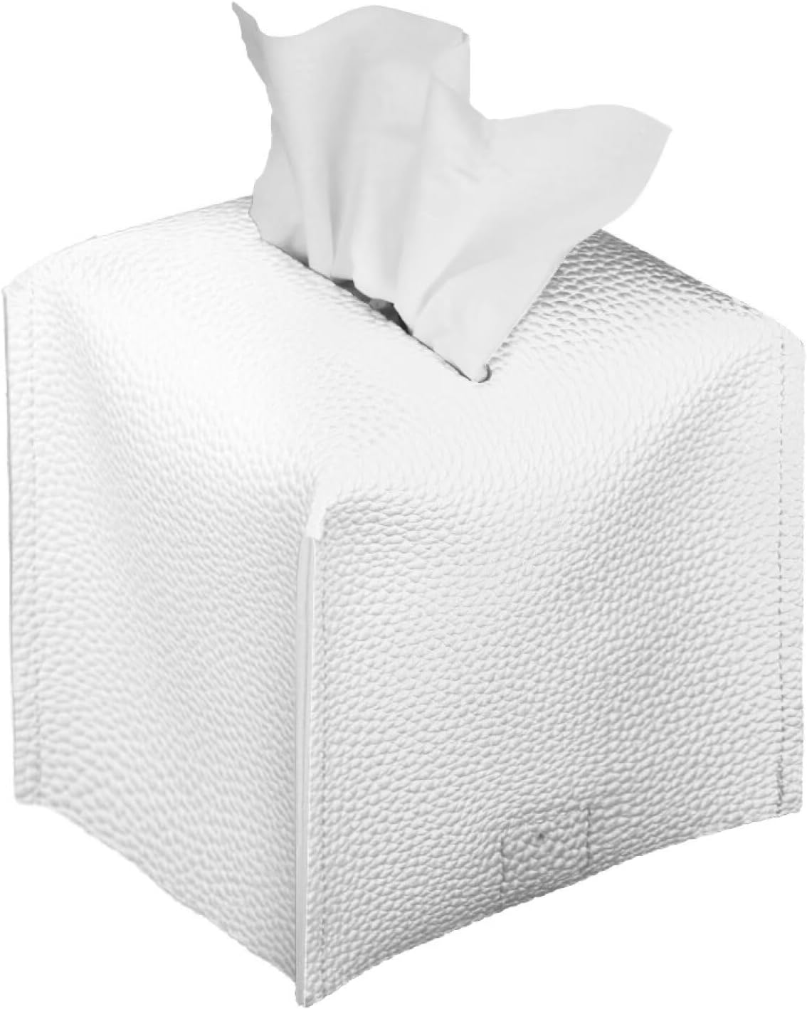 Custom Tissue Box Cover Square Tissue Box Holder Decorative Tissue Box Case Organizer Holder with Bottom Belt Modern Home Decor for Car Office Table Desk Kids Room