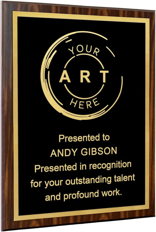 Personalized Engraved Plaques and Awards. Great for Retirement, Thank You, Military Recognition, Special Achievements, Memorials, Sports, School, and Corporate Awards