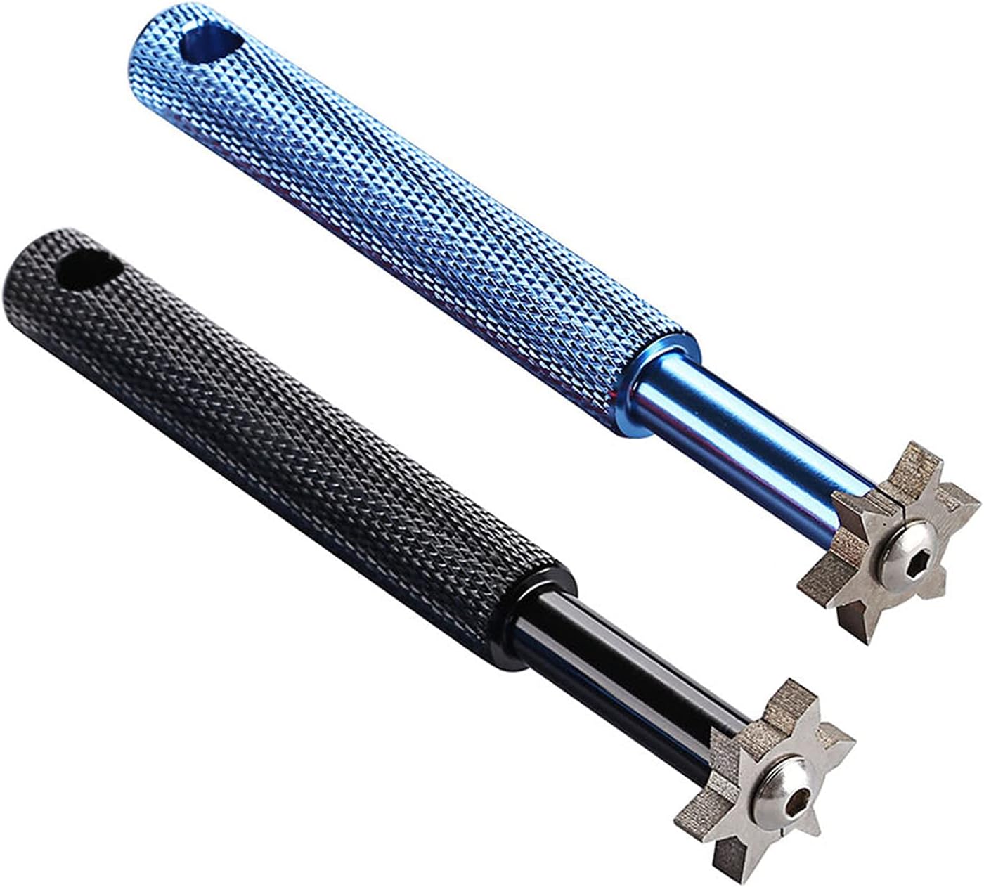 Sword &Shield sports Golf Club Groove Sharpener Tool Golf Club Re-Grooving Cleaning Tool 6-Tip for Optimal Backspin and Ball Control with Wedges and Utility Clubs