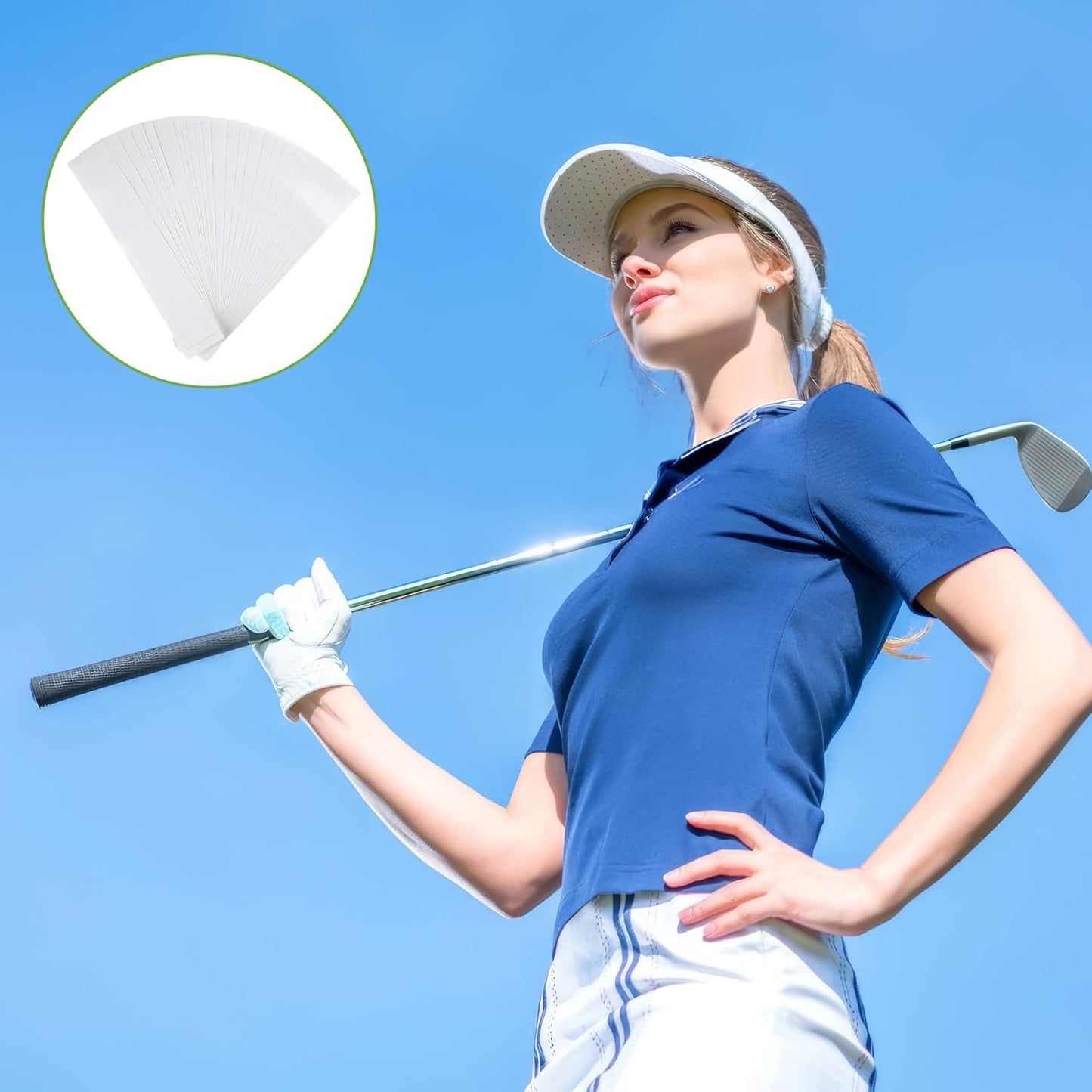 30 PCS/50 PCS Golf Grip Tape, Golf Grip Kit, Golf Club Grip Tape, 2" X 10" Golf Club Regripping Kit, Grip Tape for Golf Clubs, Double Sided Grip Tape Golf for Golf Club Regripping