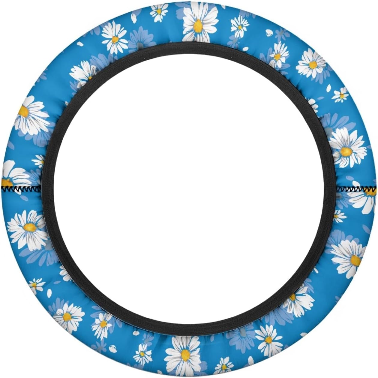 Daisy Golf Cart Steering Wheel Covers Blue Golf Cart Steering Wheel Cover Soft Boat Steering Wheel Cover Keep Cool in The Heat