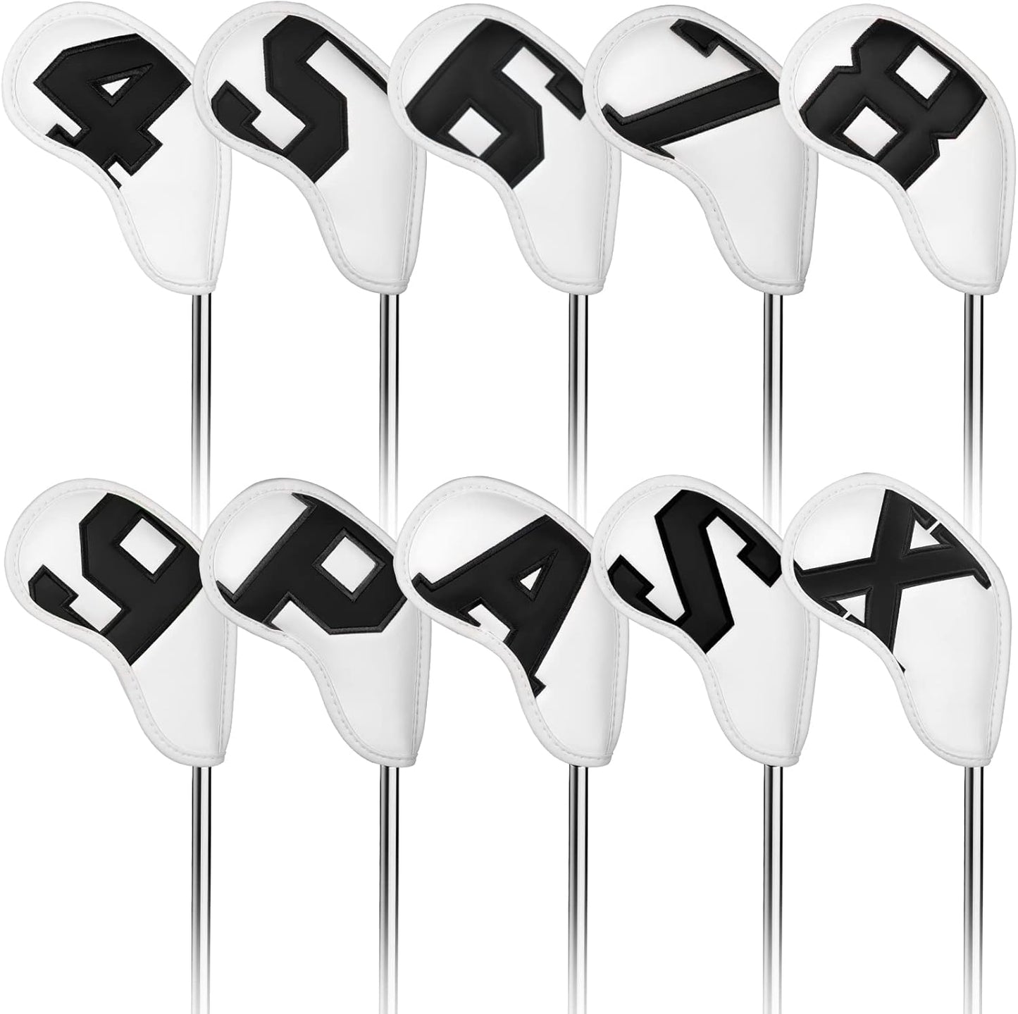 Craftsman Golf Magnetic Iron Headcovers Protective Cover with Large No. Available for Customize Name