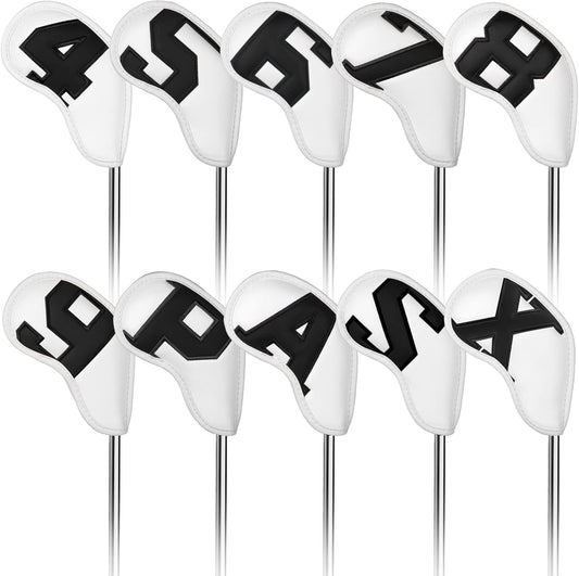 Craftsman Golf Magnetic Iron Headcovers Protective Cover with Large No. Available for Customize Name