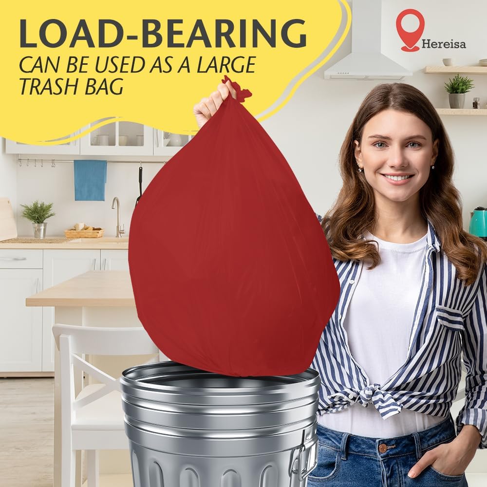 Brand Round Red Plastic 84" Disposable Tablecloth (3 Pack), Party & Event Decorative Cover