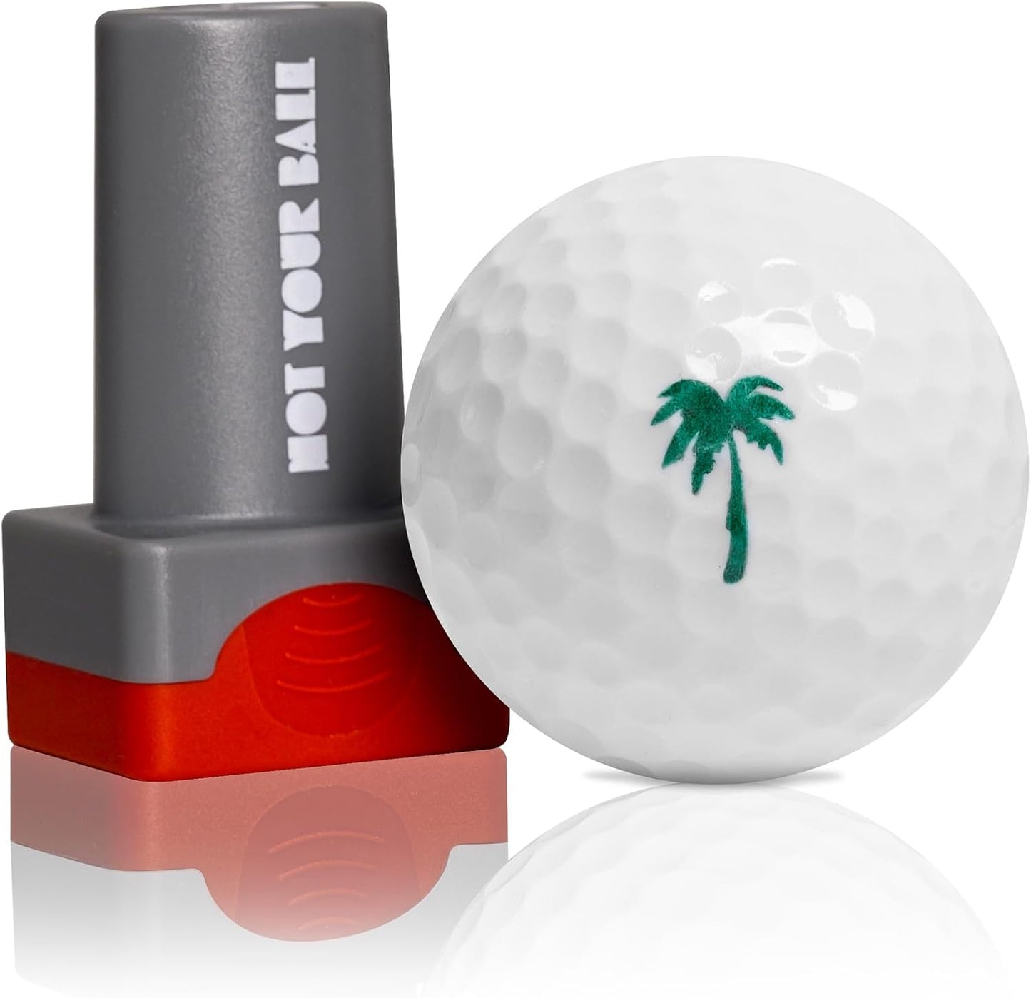 ZEETY Golf Ball Stamp, Golf Ball Stamper, Self-Inking Golf Ball Stamp Marker to Identify Golf Balls, Golf Gift Golf Accessories for Men and Women Golfers