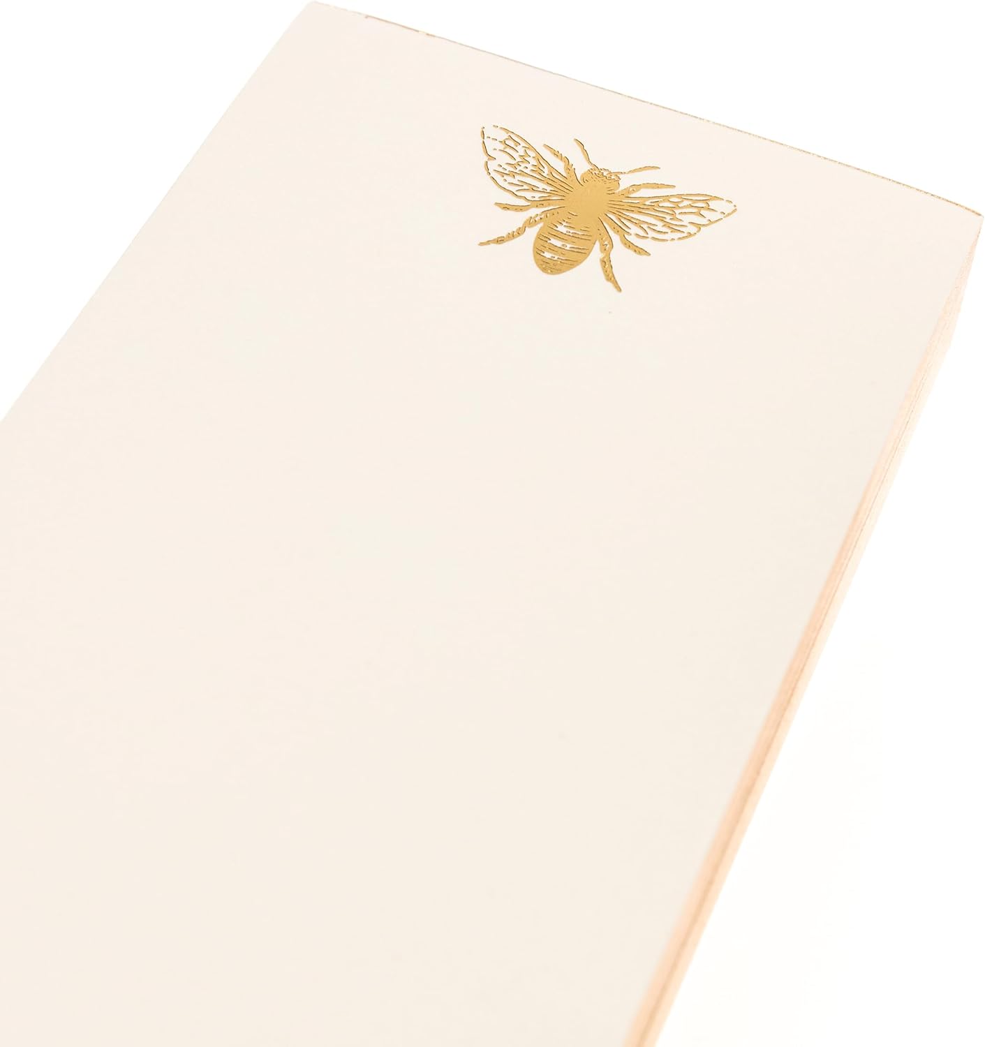 Graphique Bee Designer List Pad Luxe Collection, Gold Foil Embossed To-Do Notepad, Writing Pad with150 Pages, 4” x 9.75”