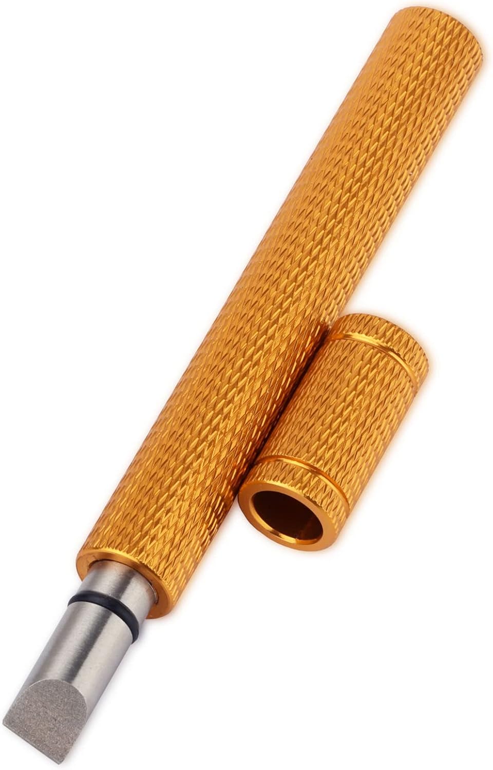 Bulex Golf Club Groove Sharpener, Re-Grooving Tool and Cleaner for Wedges & Irons - Generate Optimal Backspin - Suitable for U & V-Grooves