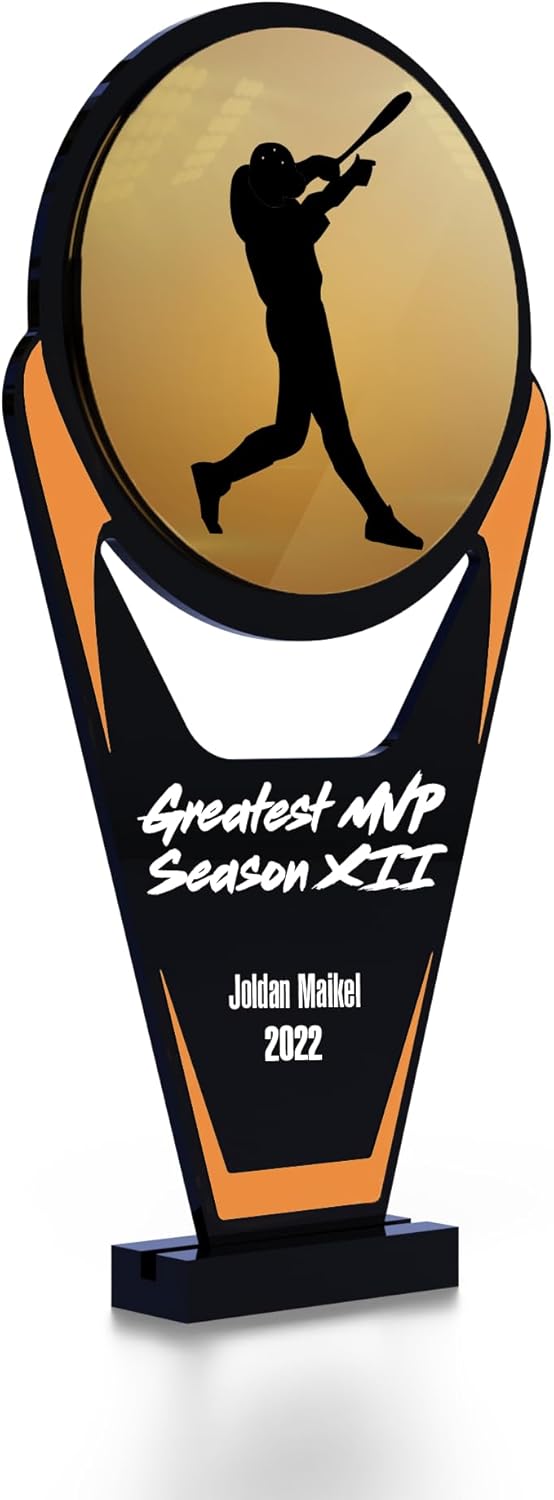 Personalized Acrylic Trophy Award for Activities I Custom Trophy Plaque I Customizable Awards and Trophies I Customize Your Employee Appreciation Gifts (F. Sport Award)