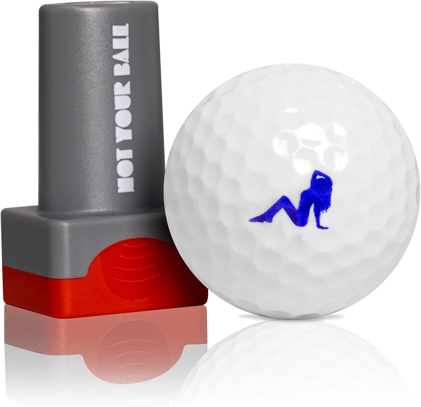 ZEETY Golf Ball Stamp, Golf Ball Stamper, Self-Inking Golf Ball Stamp Marker to Identify Golf Balls, Golf Gift Golf Accessories for Men and Women Golfers