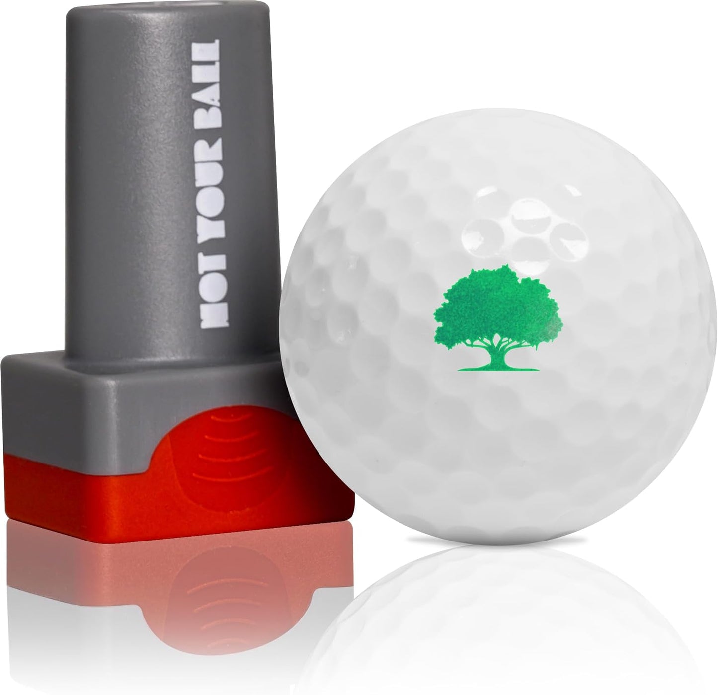 ZEETY Golf Ball Stamp, Golf Ball Stamper, Self-Inking Golf Ball Stamp Marker to Identify Golf Balls, Golf Gift Golf Accessories for Men and Women Golfers