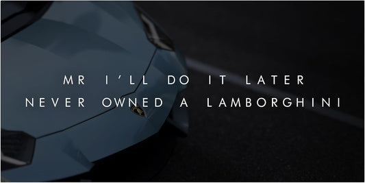 Motivational Wall Art for Office, Super Car Art Canvas, Inspirational Automotive Decor for Lamborghini Sportscar Lovers, Motivational Wall Decor for Office and Home, Inspiring Car Poster (8 x 8 in)