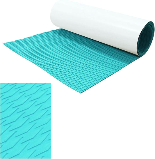 HZshark EVA Foam Boat Decking Sheet Universal DIY Surfboard Traction Pad Non-Slip Grip Mat Trimmable Sheet for Kayak RV Yacht Pool Skateboard Skimboard Step Green Yellow Orange Blue Dark Grey Black