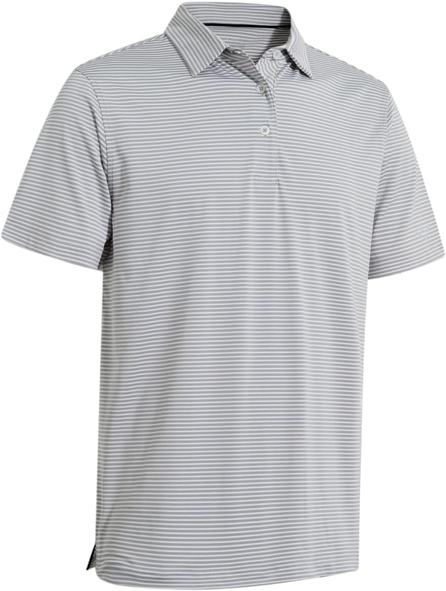 Golf Shirts for Men Dry Fit Short Sleeve Print Performance Moisture Wicking Polo Shirt