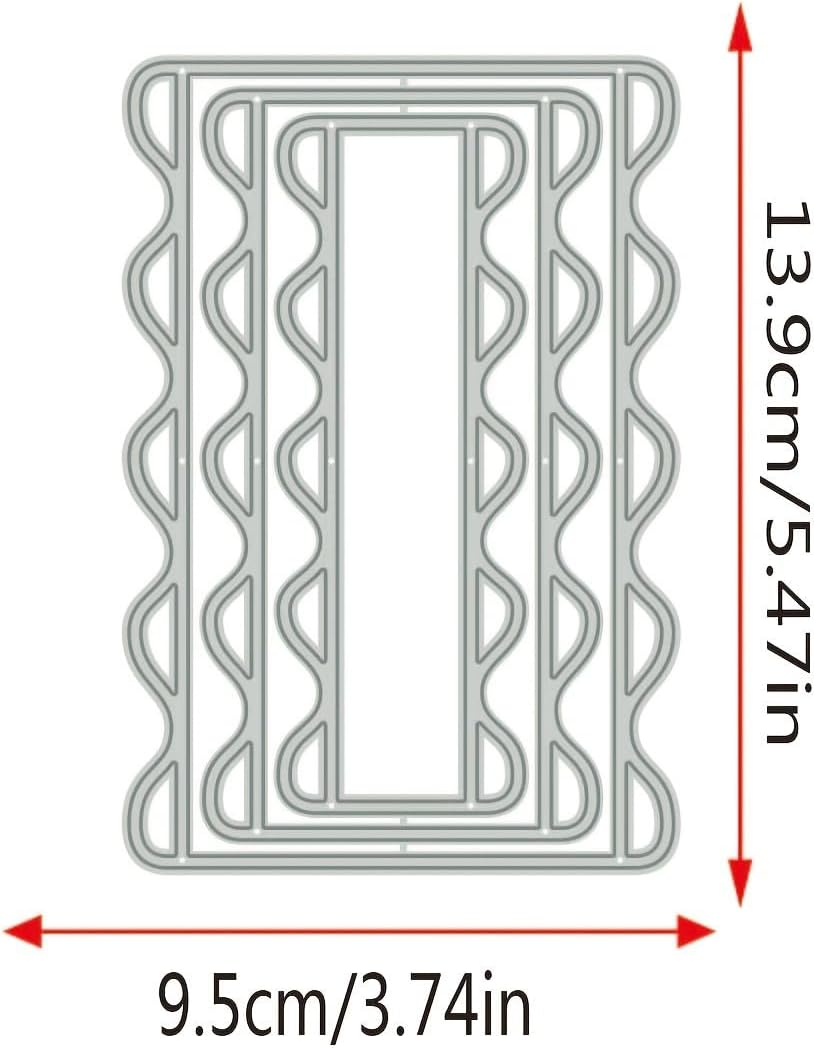 Metal Cutting Die for Scrapbooking - Cut Stencils for DIY Scrapbook Photo Album Decorative Paper Card, Card Making Supplies & Crafting Die Cut (Flower Basket 5.5 x 3.7 in)