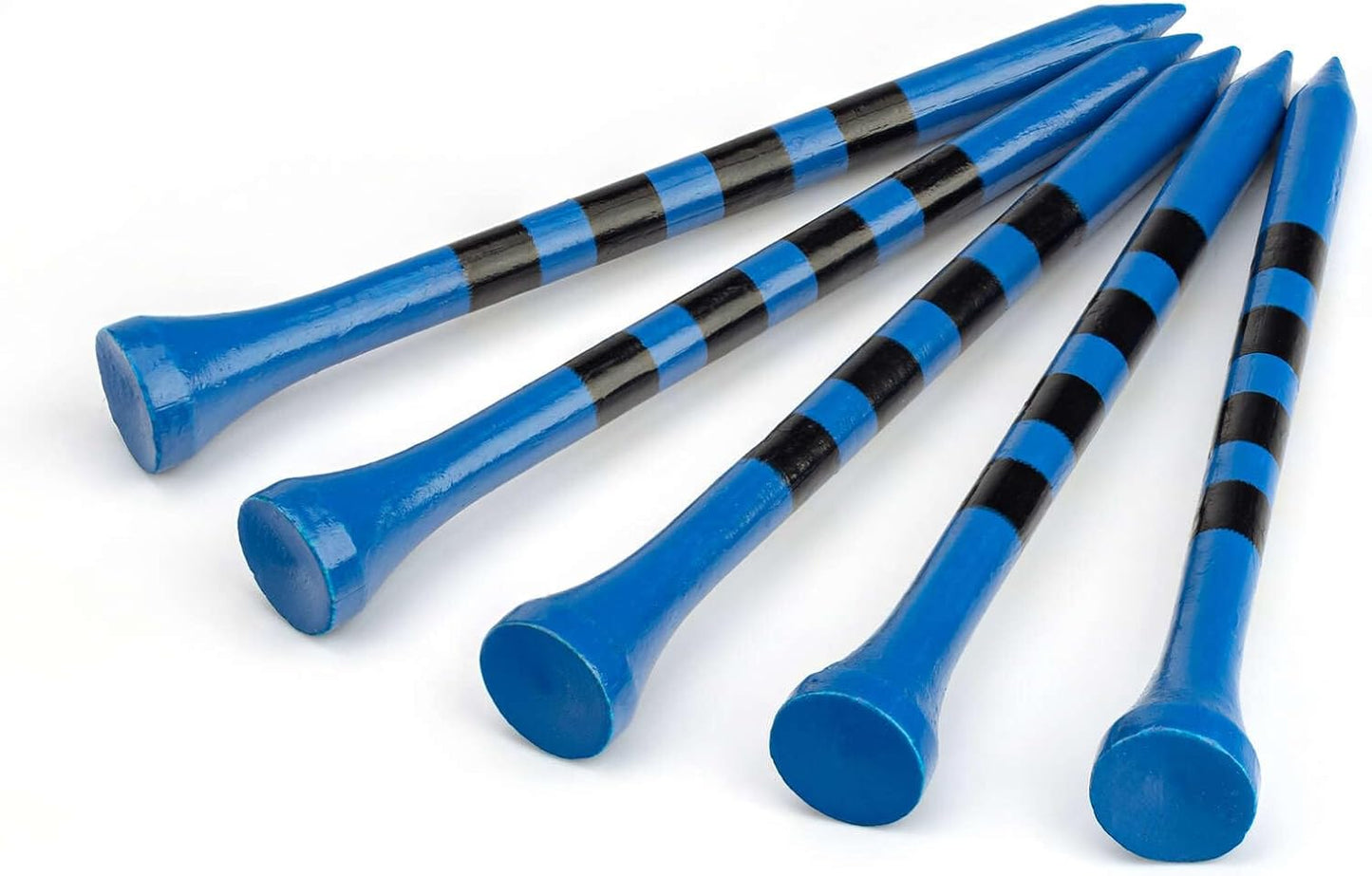 MAZEL Natural Wood/Bamboo Golf Tees 2 3/4 Inch & 3 1/4 Inch,Pack 50 or 120,Reduce Friction & Side Spin,More Stable Golf Tees