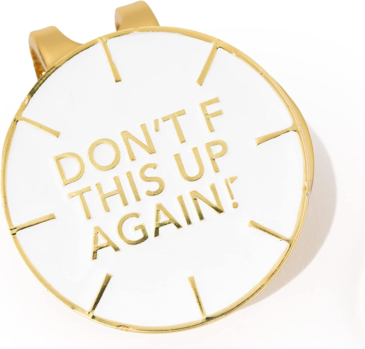 Birdie Girl Women's Golf Ball Marker Hat Clip, Magnetic Golf Ball Marker, Golf Bag Accessories