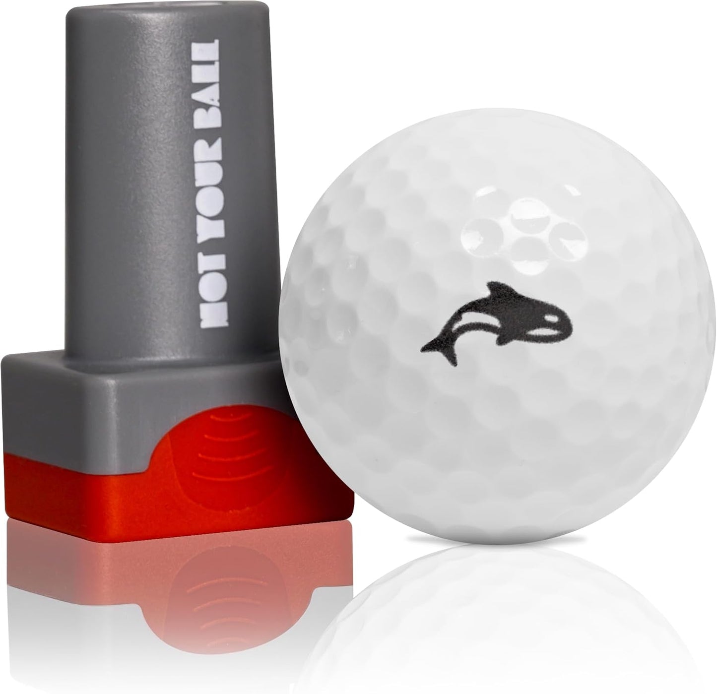 ZEETY Golf Ball Stamp, Golf Ball Stamper, Self-Inking Golf Ball Stamp Marker to Identify Golf Balls, Golf Gift Golf Accessories for Men and Women Golfers