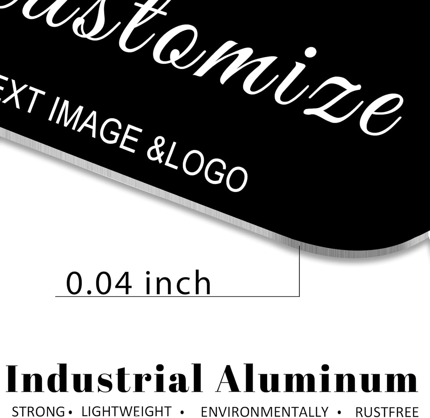 Custom License Plate,6x3 Inches Front License Plate,Thick Rust-Free,Custom Car Tags,Personalized License Plate for Kids Toy Car | Bike