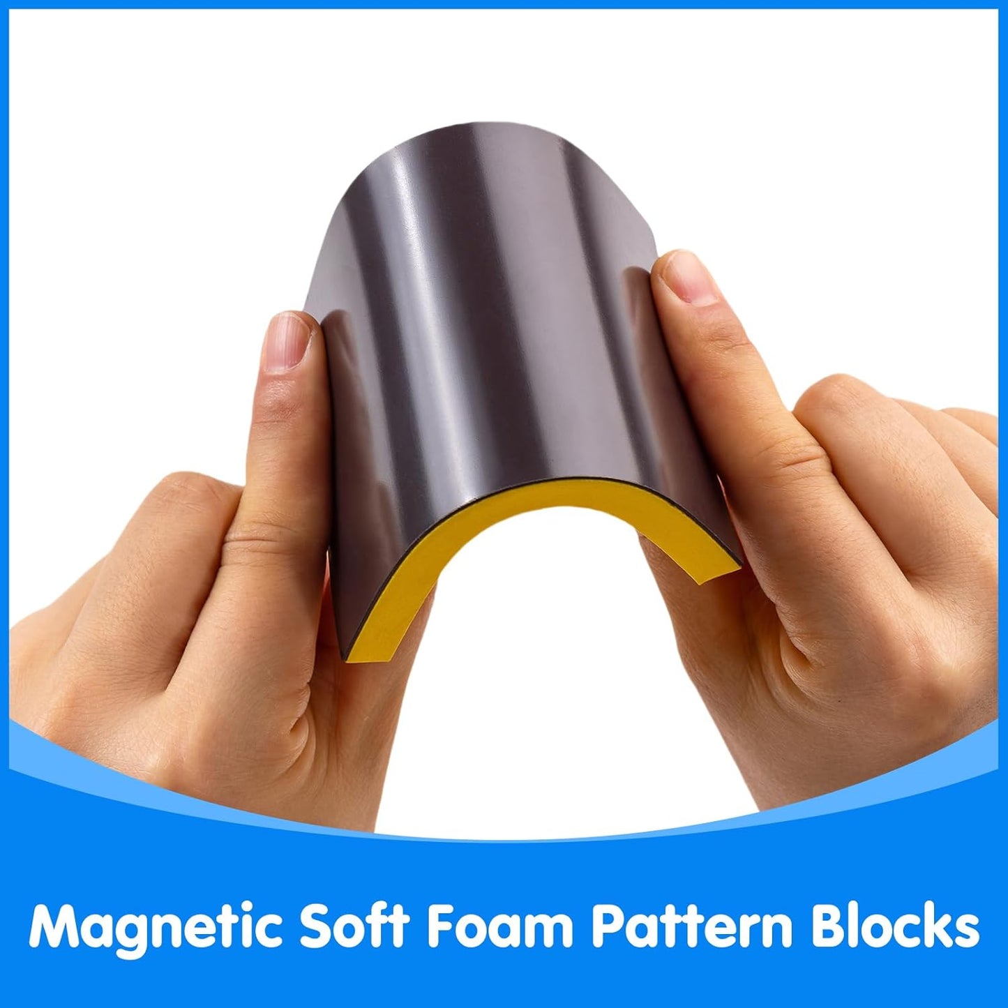 Large Shape Magnets - Magnetic Pattern Blocks- Magnetic Shapes for Whiteboard & Math Manipulatives