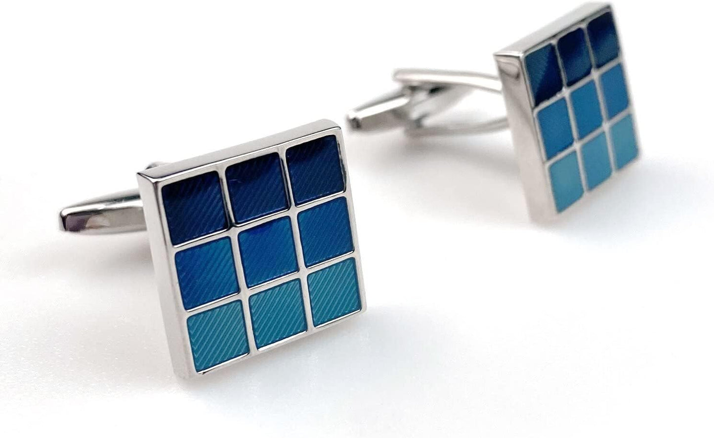 S&W Wedding Cufflinks for Men Cuffs with Gift Box Business for Tuxedo Shirts