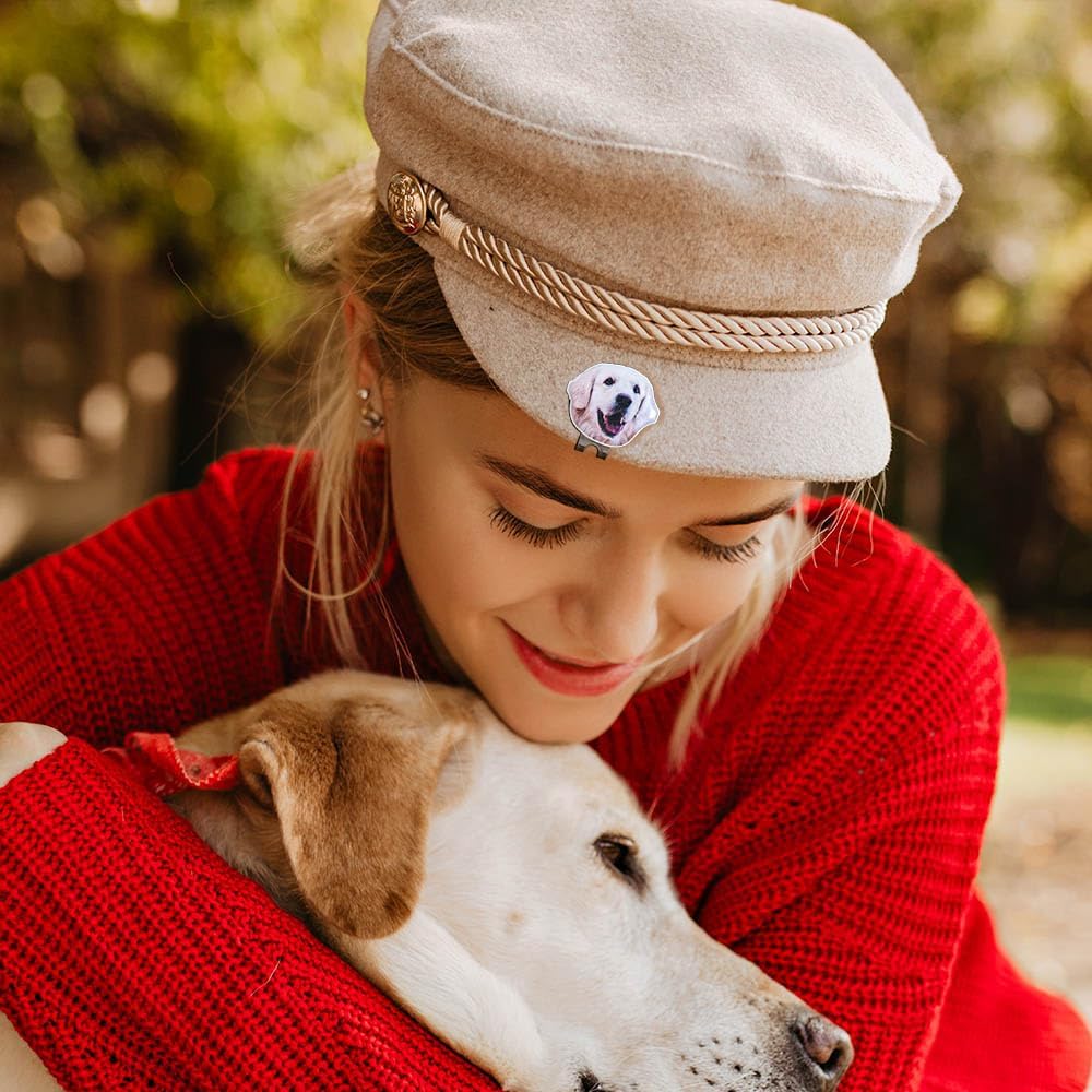 Personalized Photo Golf Ball Marker with Magnetic Hat Clip Custom Golf Ball Marker Birthday for Golf Lover
