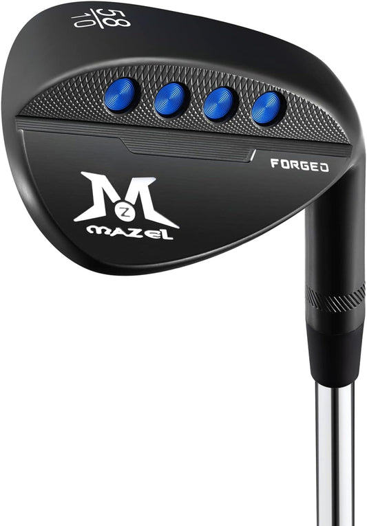 MAZEL Forged Golf Sand Wedge,Gap Wedge,Lob Wedge for Men,48/52/54/56/58/60 Degree Individual Golf Wedge,Milled Face for More Spin,Right Hand