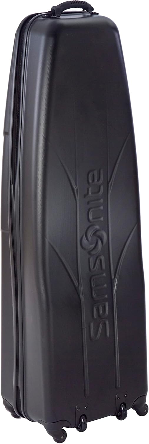Samsonite Tour Deluxe Golf Hard Case Golf Travel Bag, Lightweight & Durable ABS Shell, 360 Degree Multi-Directional Wheels