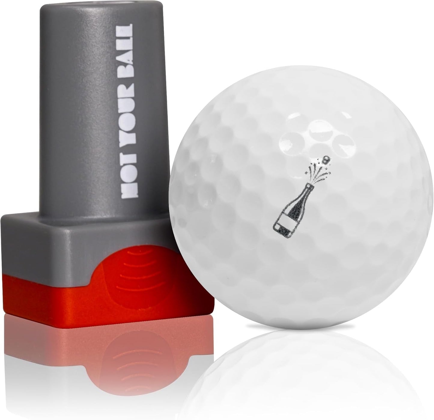 ZEETY Golf Ball Stamp, Golf Ball Stamper, Self-Inking Golf Ball Stamp Marker to Identify Golf Balls, Golf Gift Golf Accessories for Men and Women Golfers